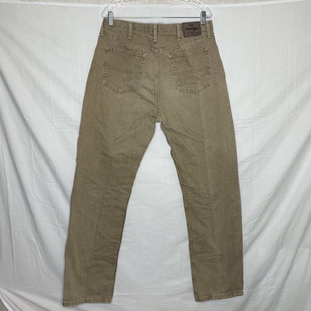 Wrangler Authentic Men's Tan Jeans - 36x34